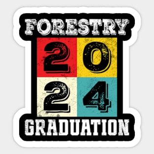 Forestry 2024 Graduation Sticker